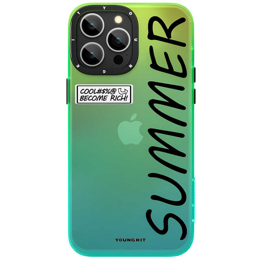 YoungKit Summer Serisi iPhone 12 Pro Max Telefon Kılıfı - 3 YoungKit Summer Serisi iPhone 12 Pro Max Telefon Kılıfı - 3